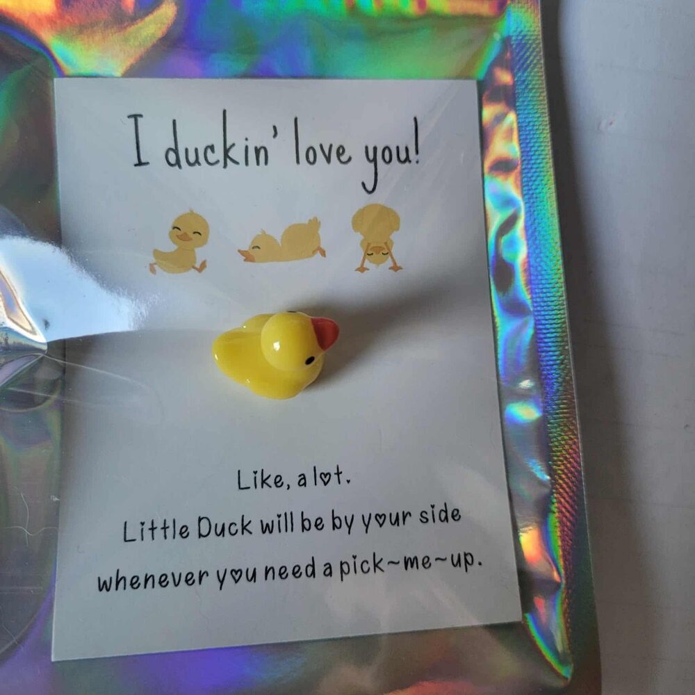 Set of 2 "I Duckin' Love You!" Charm